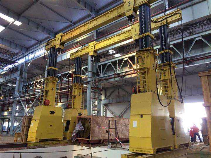 如何用液壓龍門吊完成重型機械搬運及定位安裝？